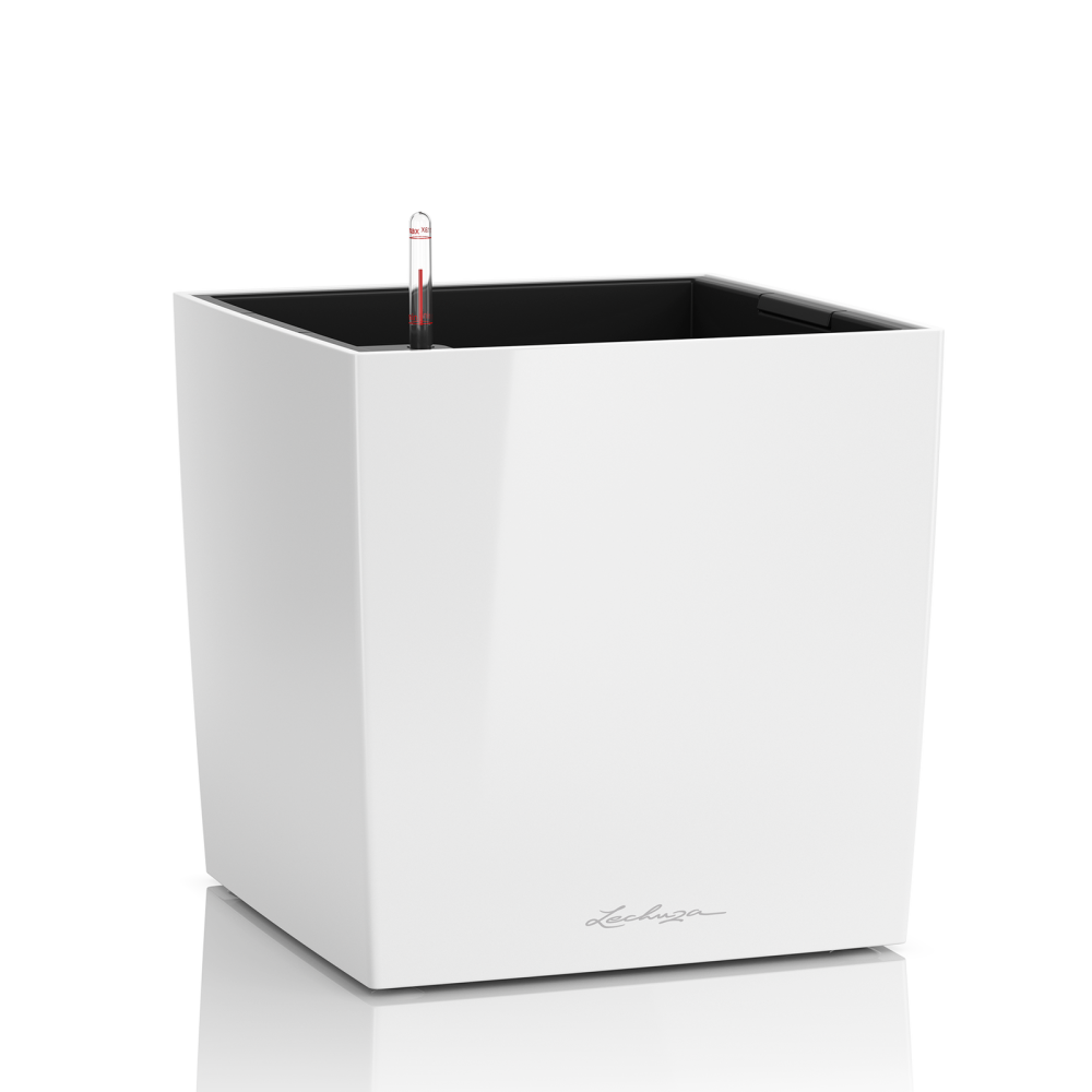LECHUZA CUBE PREMIUM 50 SET COMPLET ALB 16560