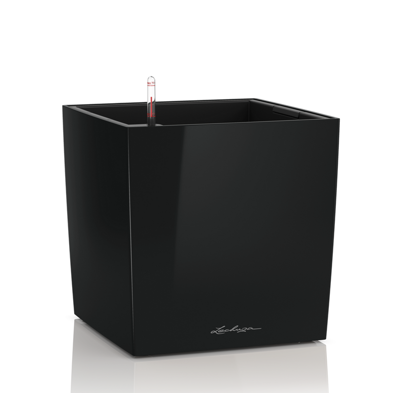 LECHUZA CUBE PREMIUM 50 SET COMPLET NEGRU 16569