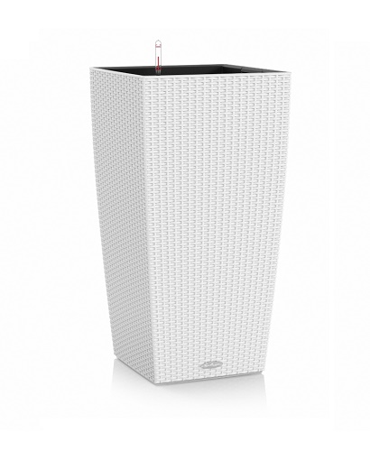 LECHUZA CUBICO COTTAGE 40/75CM SET COMPLET ALB 15246