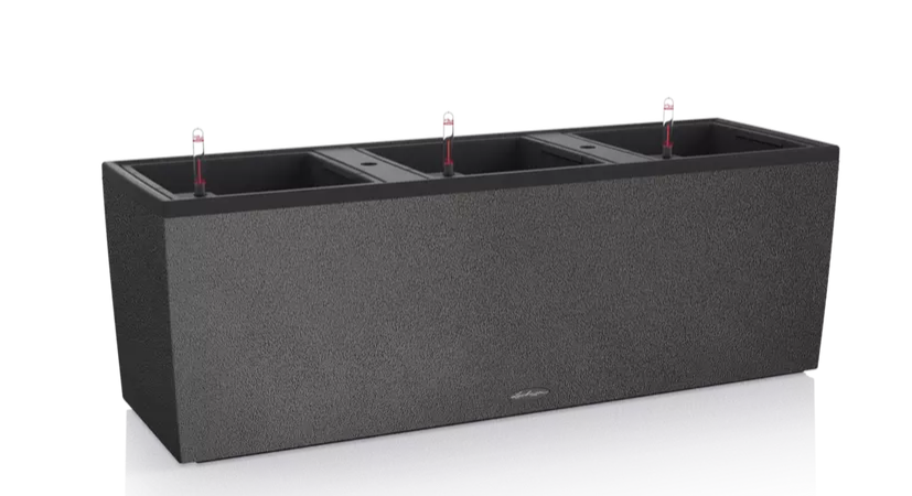 LECHUZA TRIO STONE 40 SET COMPLET GRAFIT 15056