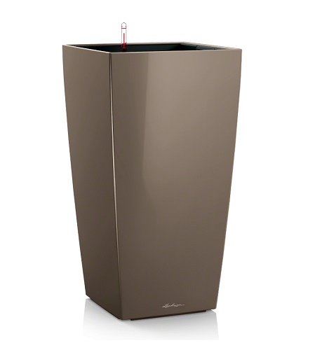 ***LECHUZA CUBICO PREMIUM 50/47CM SET COMPLET TAUPE 18168