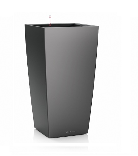 ***LECHUZA CUBICO PREMIUM 50/95CM SET COMPLET CHARCOAL 18164