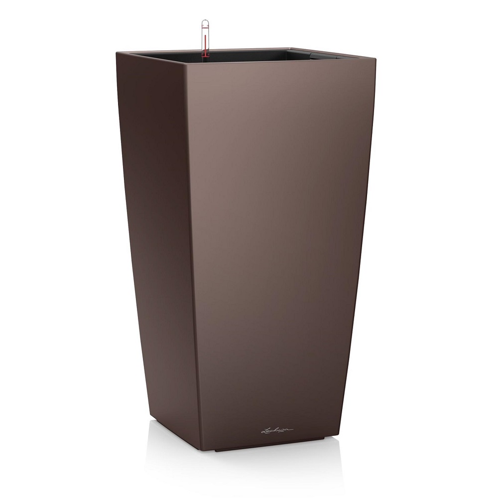 LECHUZA CUBICO PREMIUM 30/56CM SET COMPLET ESPRESSO 18182