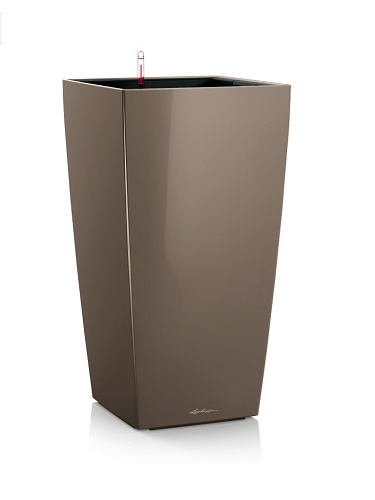 LECHUZA CUBICO PREMIUM 40/75CM SET COMPLET TAUPE 18215