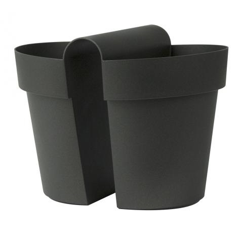 VAS BE-UP 25CM 3032/62 ANTRACIT
