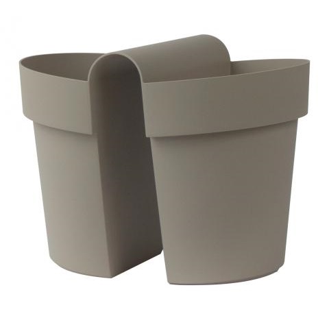 VAS BE-UP 25CM 3032/G9 TAUPE