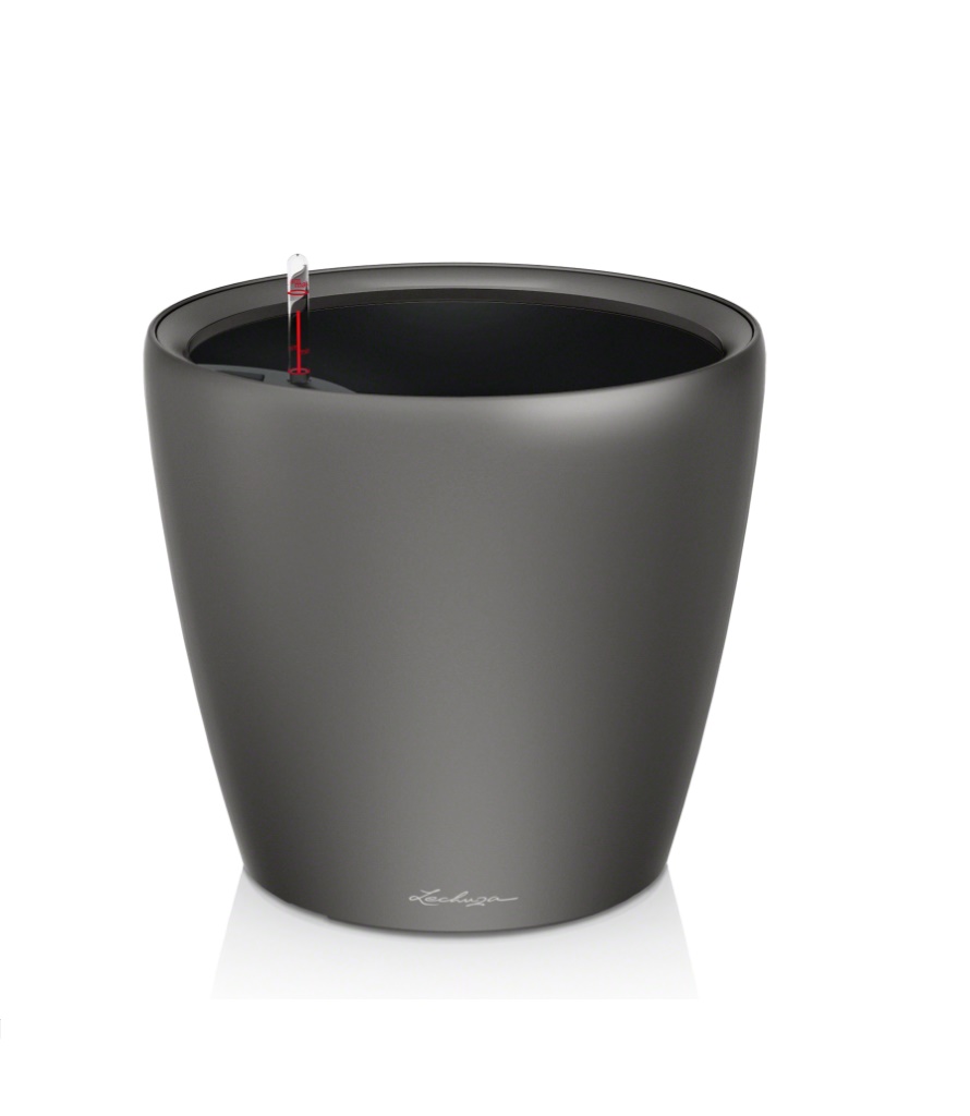 LECHUZA CLASSICO PREMIUM 43/40CM LS SET COMPLET CHARCOAL 16083
