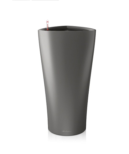 LECHUZA DELTA PREMIUM  30/56CM SET COMPLET CHARCOAL 15503