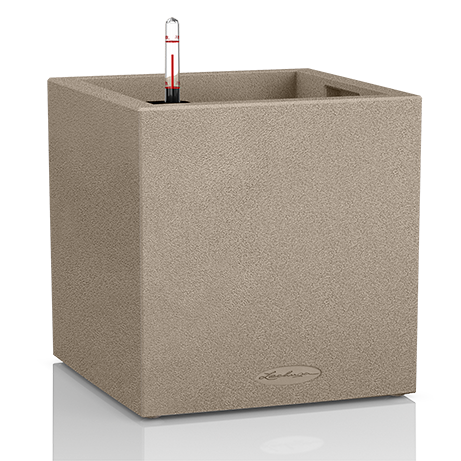 LECHUZA CANTO STONE LOW 30/30CM SET COMPLET BEJ 13701