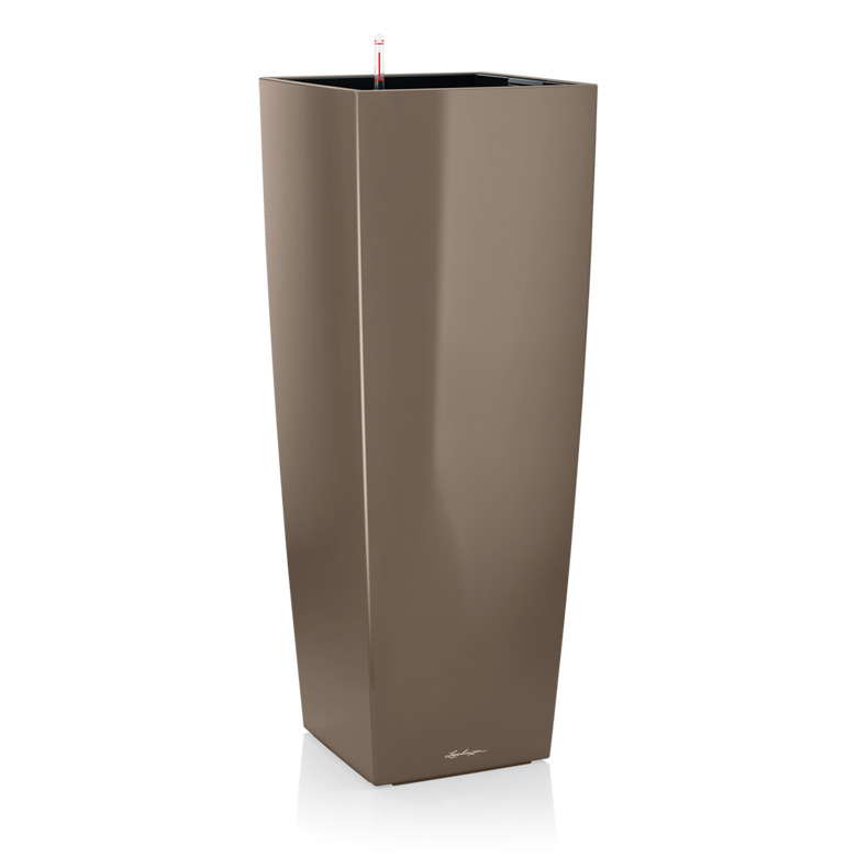 LECHUZA CUBICO ALTO PREMIUM 40/105CM SET COMPLET TAUPE 18234