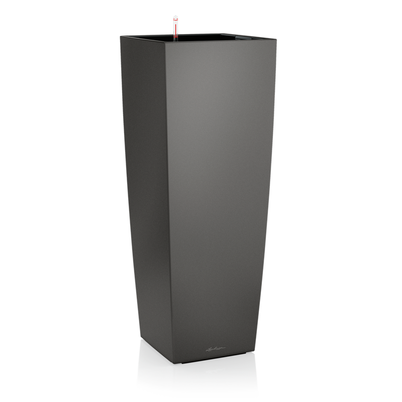 LECHUZA CUBICO ALTO PREMIUM 40/105CM SET COMPLET CHARCOAL 18233