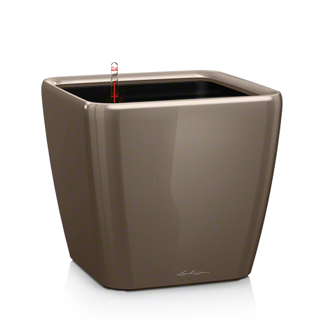 LECHUZA QUADRO PREMIUM 28/26CM LS SET COMPLET TAUPE 16145