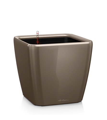 LECHUZA QUADRO PREMIUM 35/33CM LS SET COMPLET TAUPE 16165