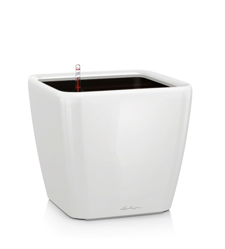 LECHUZA QUADRO PREMIUM 43/40CM LS SET COMPLET ALB 16180