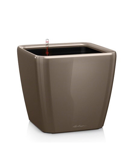LECHUZA QUADRO PREMIUM 43/40CM LS SET COMPLET TAUPE 16185