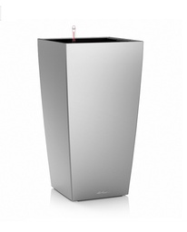 [91L18195] LECHUZA CUBICO PREMIUM 40/75CM SET COMPLET ARGINTIU 18195