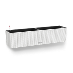 [91L15610] LECHUZA BALCONERA COTTAGE 80/19/19CM SET COMPLET ALB 15610