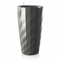[91L15703] ***LECHUZA DIAMANTE 40/75CM PREMIUM  - SET COMPLET CHARCOAL LUCIOS 15703