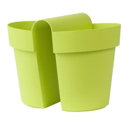 [91EP0343] VAS BE-UP 25CM 3032/86 VERDE ACID