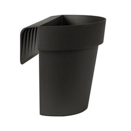 [91EP0351] VAS UP 25CM 2988/62 ANTRACIT