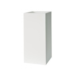[91EP0113] VASO KUBE HIGH 40CM 2612/C2 ALB