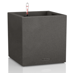 [91L13722] LECHUZA CANTO STONE LOW 40/40CM SET COMPLET NEGRU GRAFIT 13722