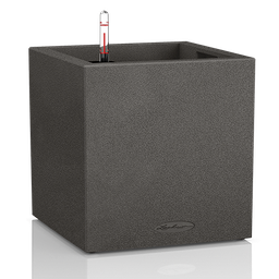 [91L13702] LECHUZA CANTO STONE LOW 30/30CM SET COMPLET NEGRU GRAFIT 13702
